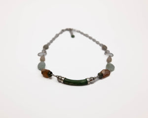 Collana in Giada e Tormalina
