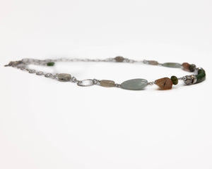Collana in Giada e Tormalina