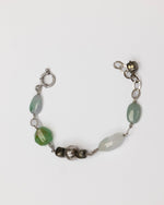 Load image into Gallery viewer, Bracciale in Argento, Pirite, Giada, Crisoprasio e Quarzo
