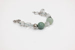 Load image into Gallery viewer, Bracciale in Cristallo di rocca, Acquamarina e Ceramica
