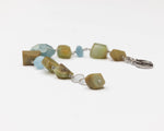 Carica l&#39;immagine nel visualizzatore di Gallery, Bracciale in Acquamarina e Opale celeste
