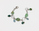 Load image into Gallery viewer, Bracciale in Crisoprasio, Acquamarina e Crisocolla
