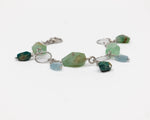 Load image into Gallery viewer, Bracciale in Crisoprasio, Acquamarina e Crisocolla

