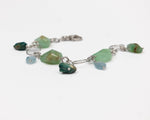 Load image into Gallery viewer, Bracciale in Crisoprasio, Acquamarina e Crisocolla
