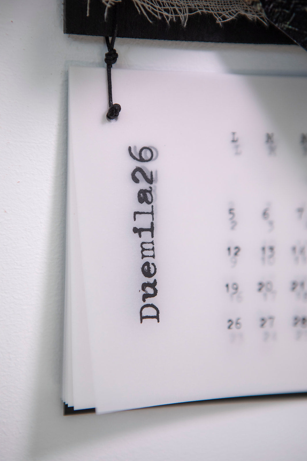 Origami. Calendario 2026