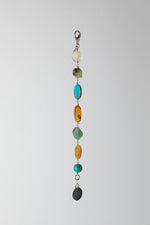 Carica l'immagine nel visualizzatore di Gallery, Bracciale in turchese tibetano, ambra, citrino e crisoprasio
