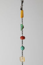 Carica l'immagine nel visualizzatore di Gallery, Bracciale in turchese tibetano, ambra, citrino, crisoprasio e madrepora
