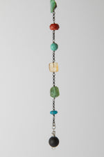 Carica l'immagine nel visualizzatore di Gallery, Bracciale in turchese tibetano, ambra, citrino, crisoprasio e madrepora
