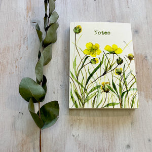 "Yellow buttercups" Paperback Notepad